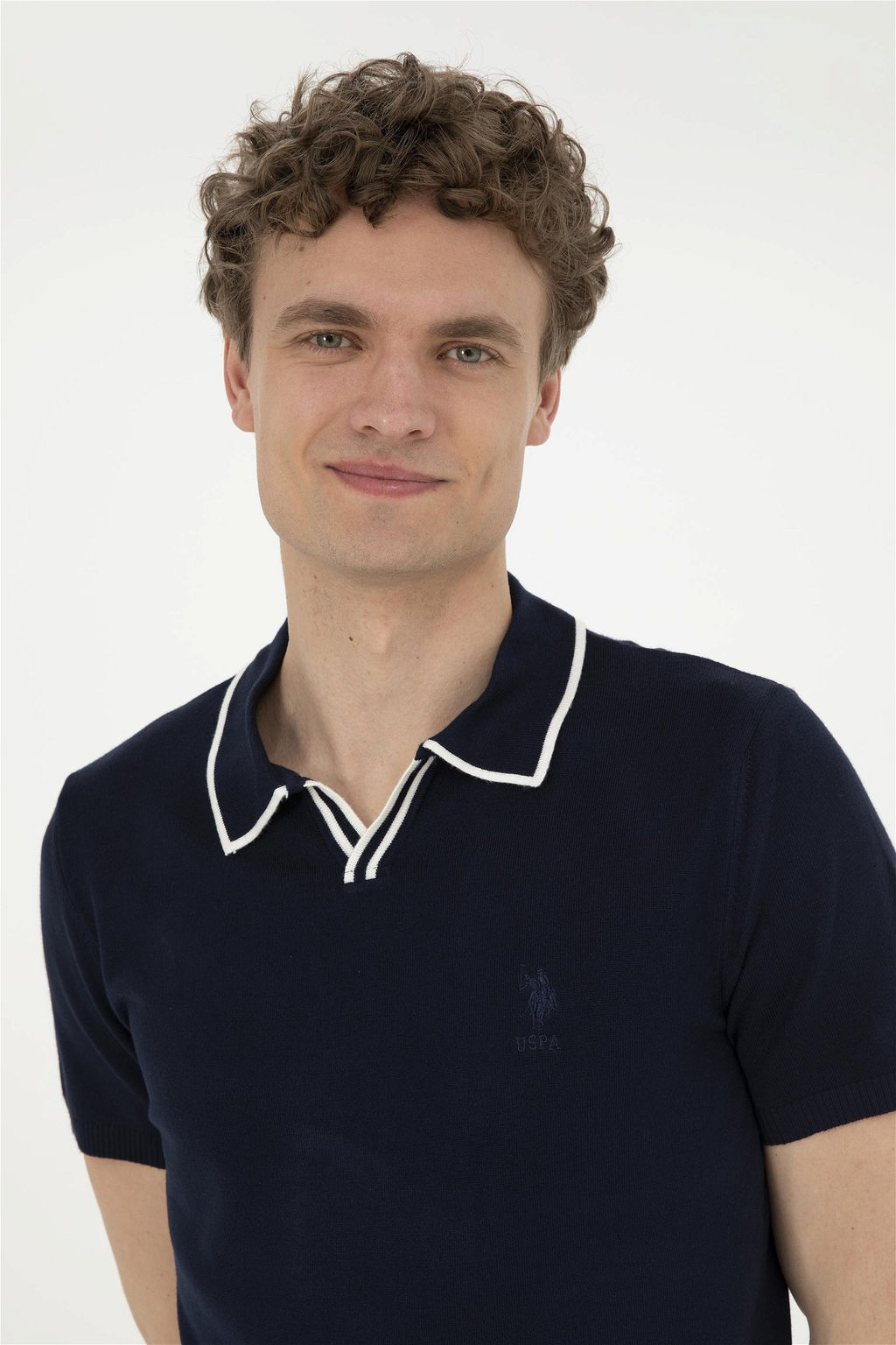 Мужской темно-синий свитер Неожиданная скидка в корзине - U.s. polo assn фото 2