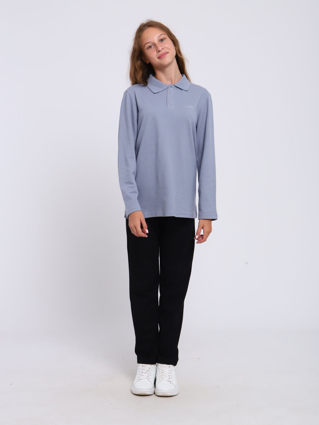 Ладошки / Рубашка-поло Василий белый  фото 19