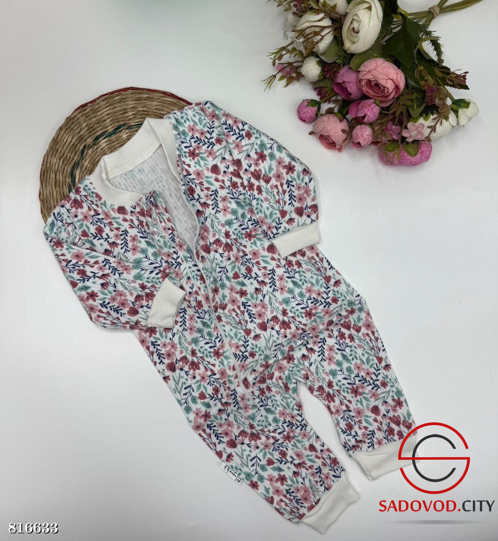 Комбинезон нательный на молнии 1 шт