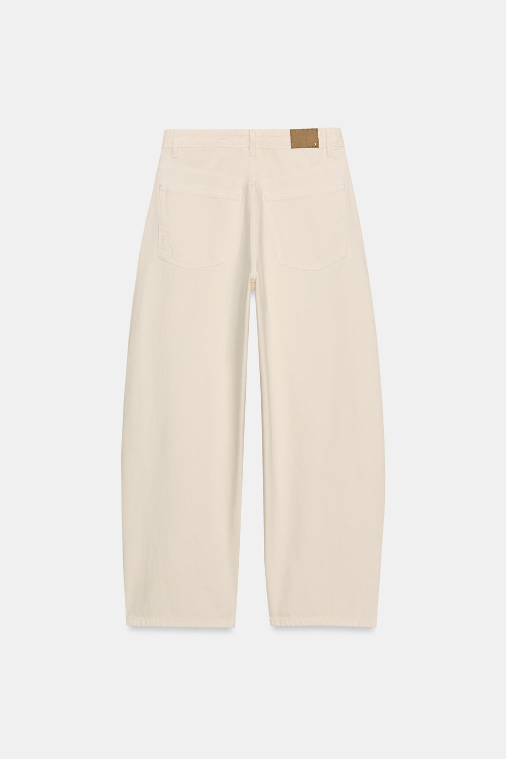 JEANS TRF BAGGY BALLOON TIRO MEDIO / Blanco roto - Zara фото 9