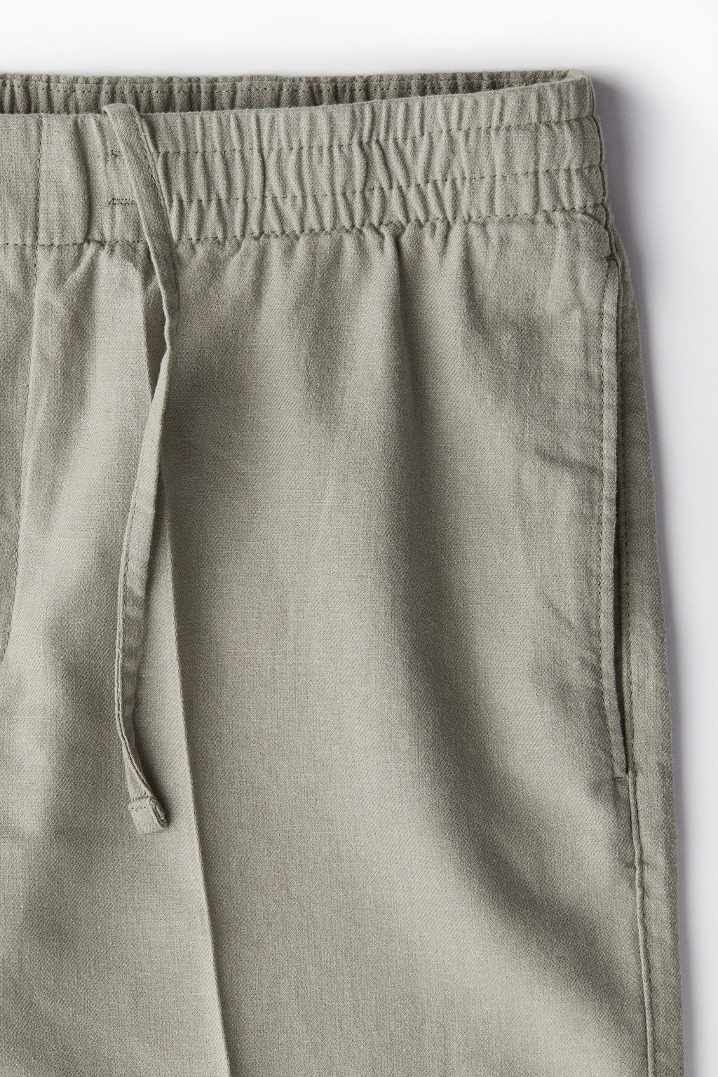 Pantal?n corto en mezcla de lino Regular Fit - H&m фото 5