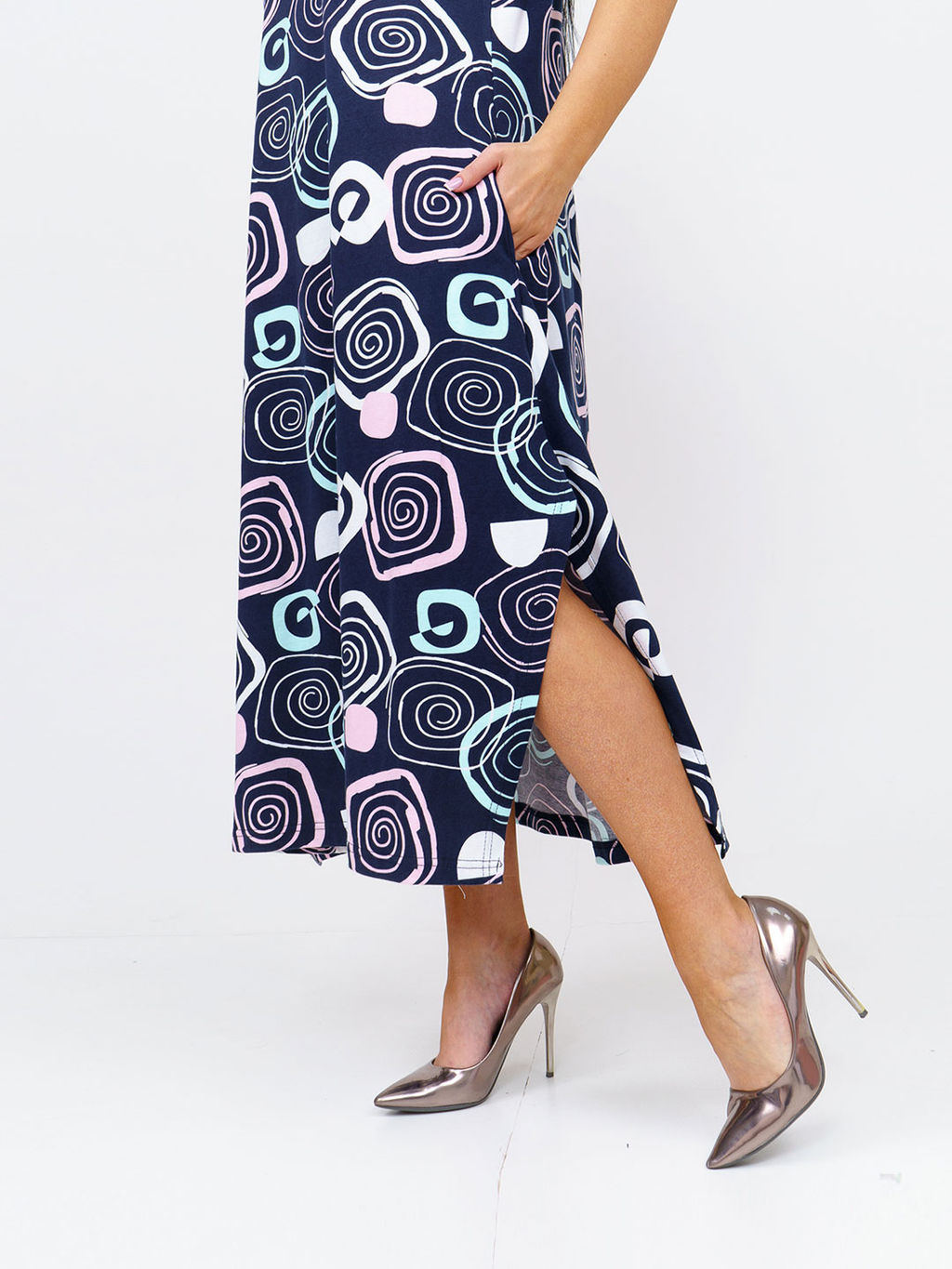 Платье женское, цвет синий