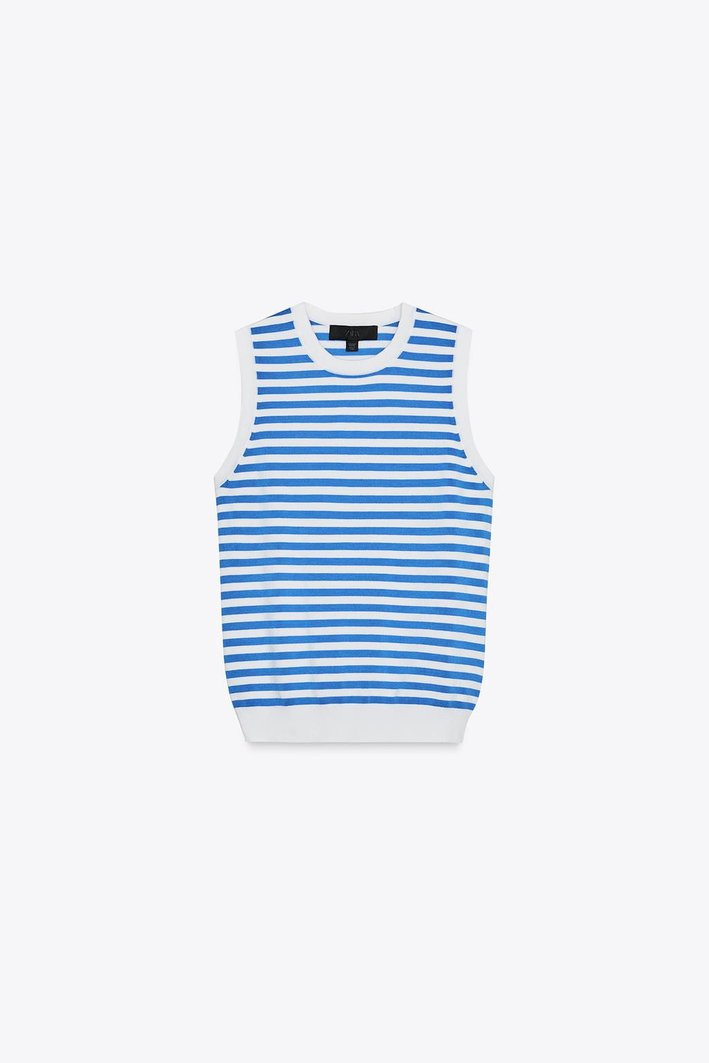 SLEEVELESS KNIT TOP - Zara фото 7