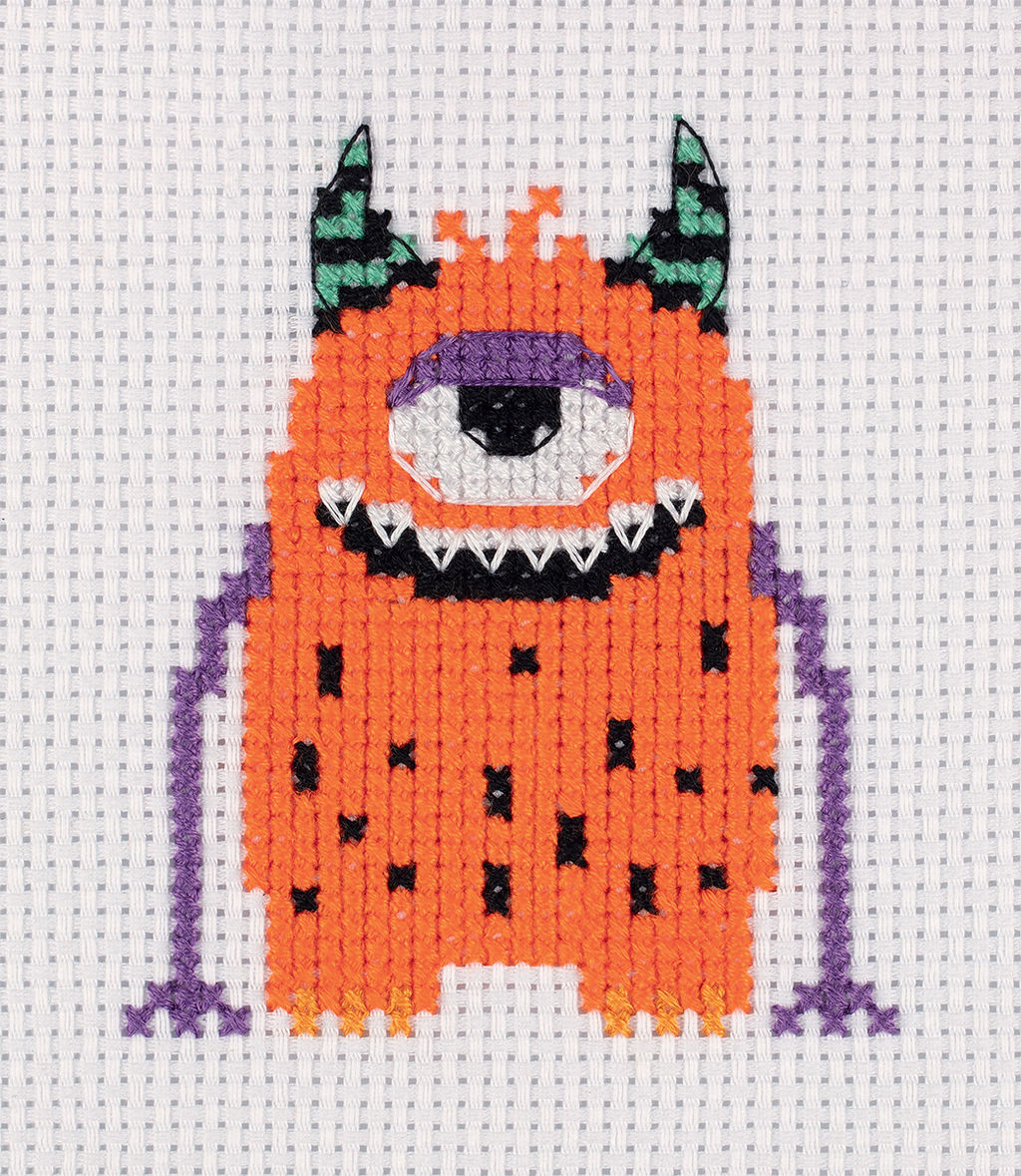 Klart набор для вышивания 12-042 Монстрик 10.5 х 12 см