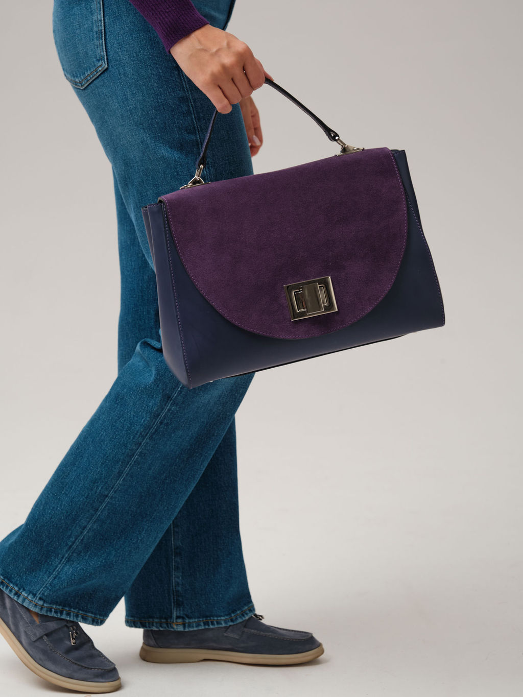 Сумка Azaro 30608 фиолетовый цветок