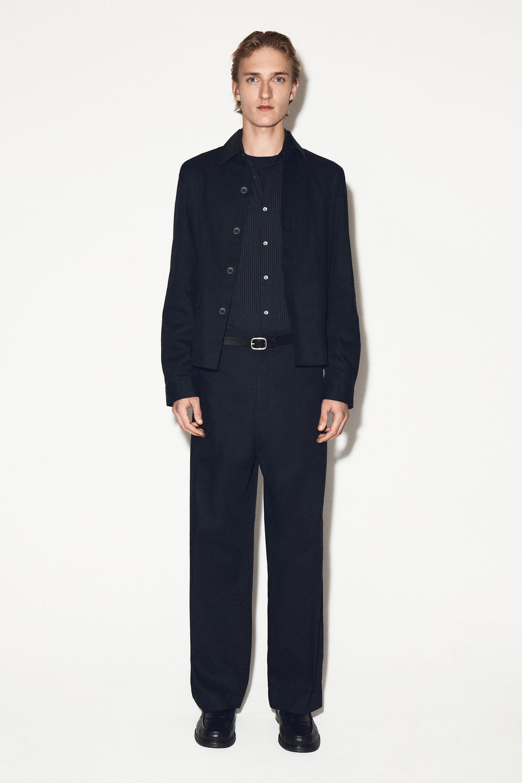 PANTAL?N ALGOD?N Y LINO RELAXED FIT STRAIGHT LEG - H&m фото 8