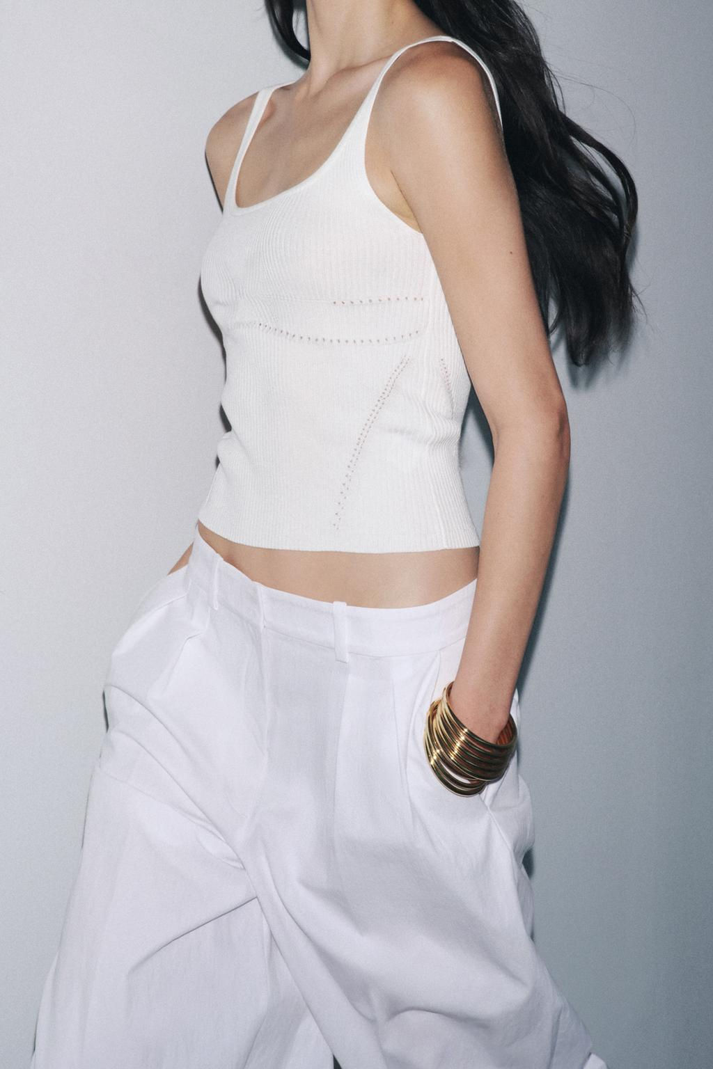 FITTED KNIT TOP - Zara фото 3