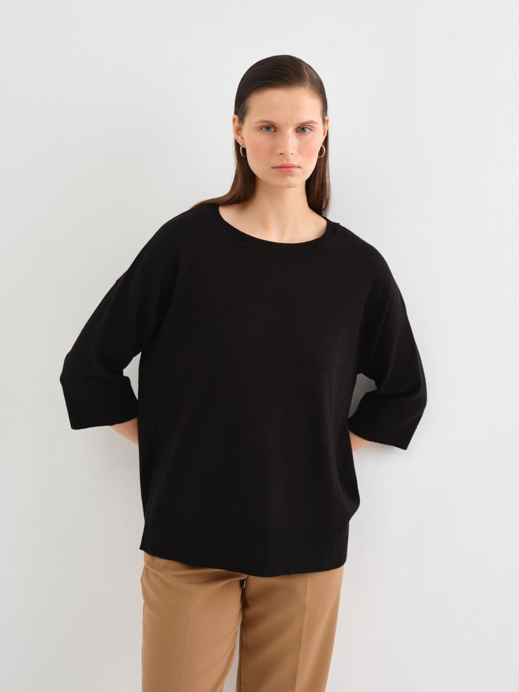 Conso/KJM 230621 - black Джемпер женский