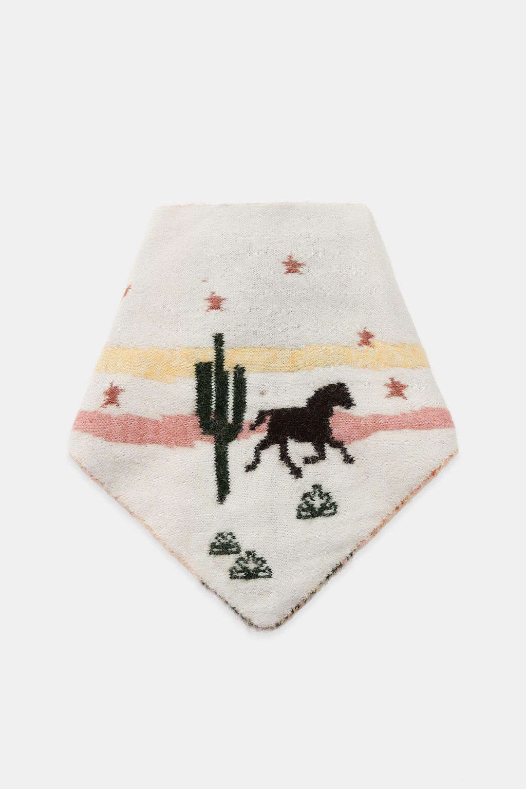 PRINTED KNITTED BANDANNA