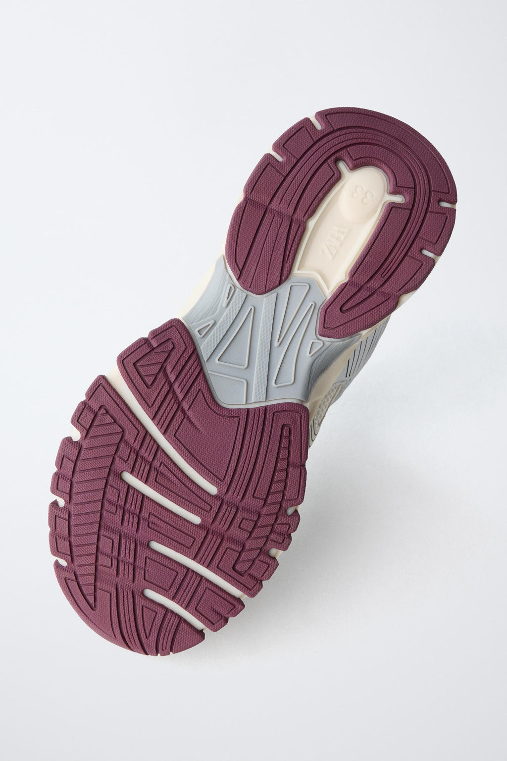 ZAPATILLA DEPORTIVA REJILLA / Rojo Burdeos - Zara фото 7