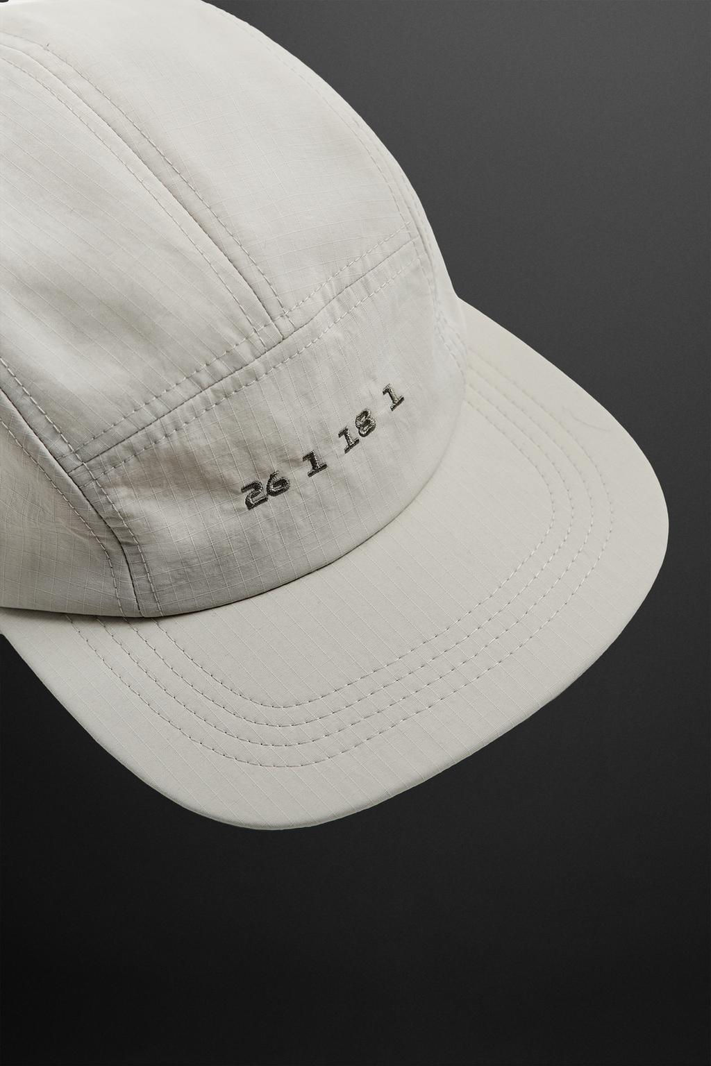 EMBROIDERED TECHNICAL CAP - Zara фото 7