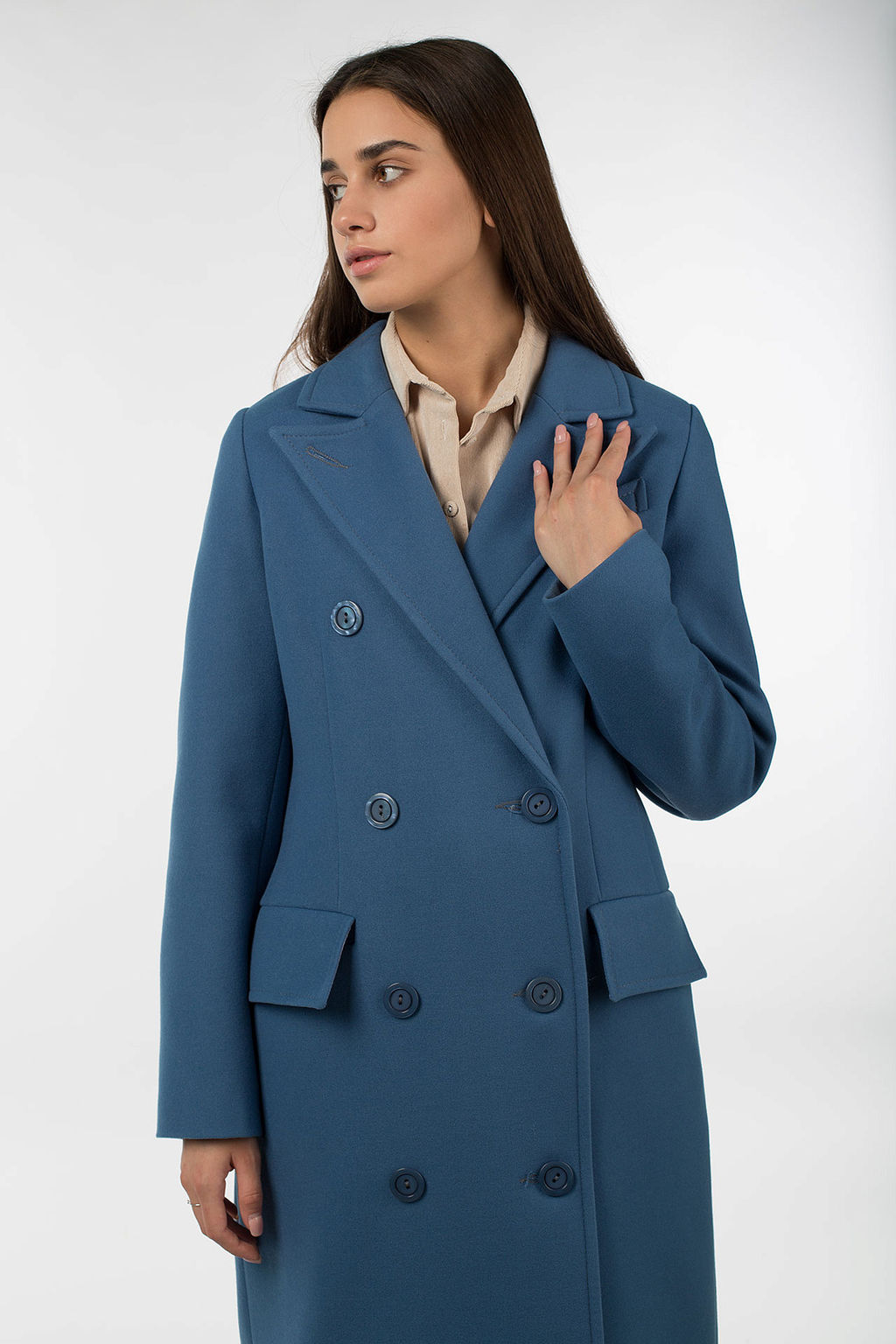 01-10714 Пальто женское демисезонное - El podio фото 5