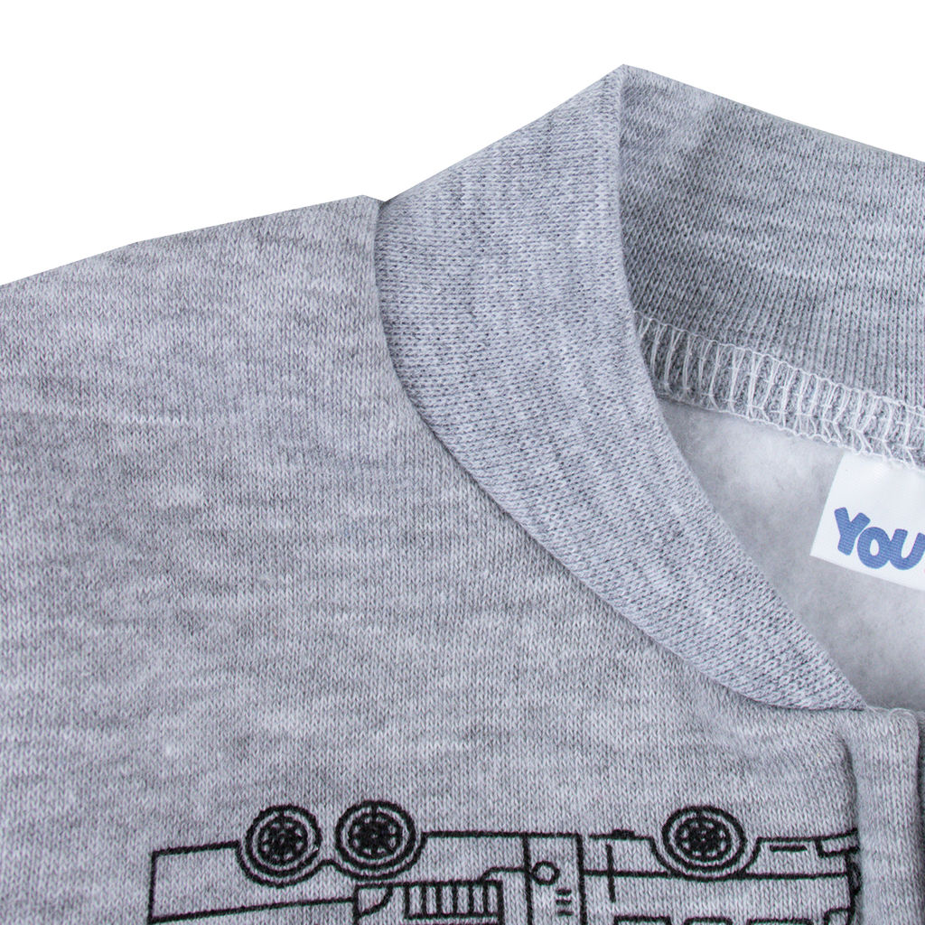 Комбинезон футер 3х нитка начёс 0570300102 - Youlala фото 3