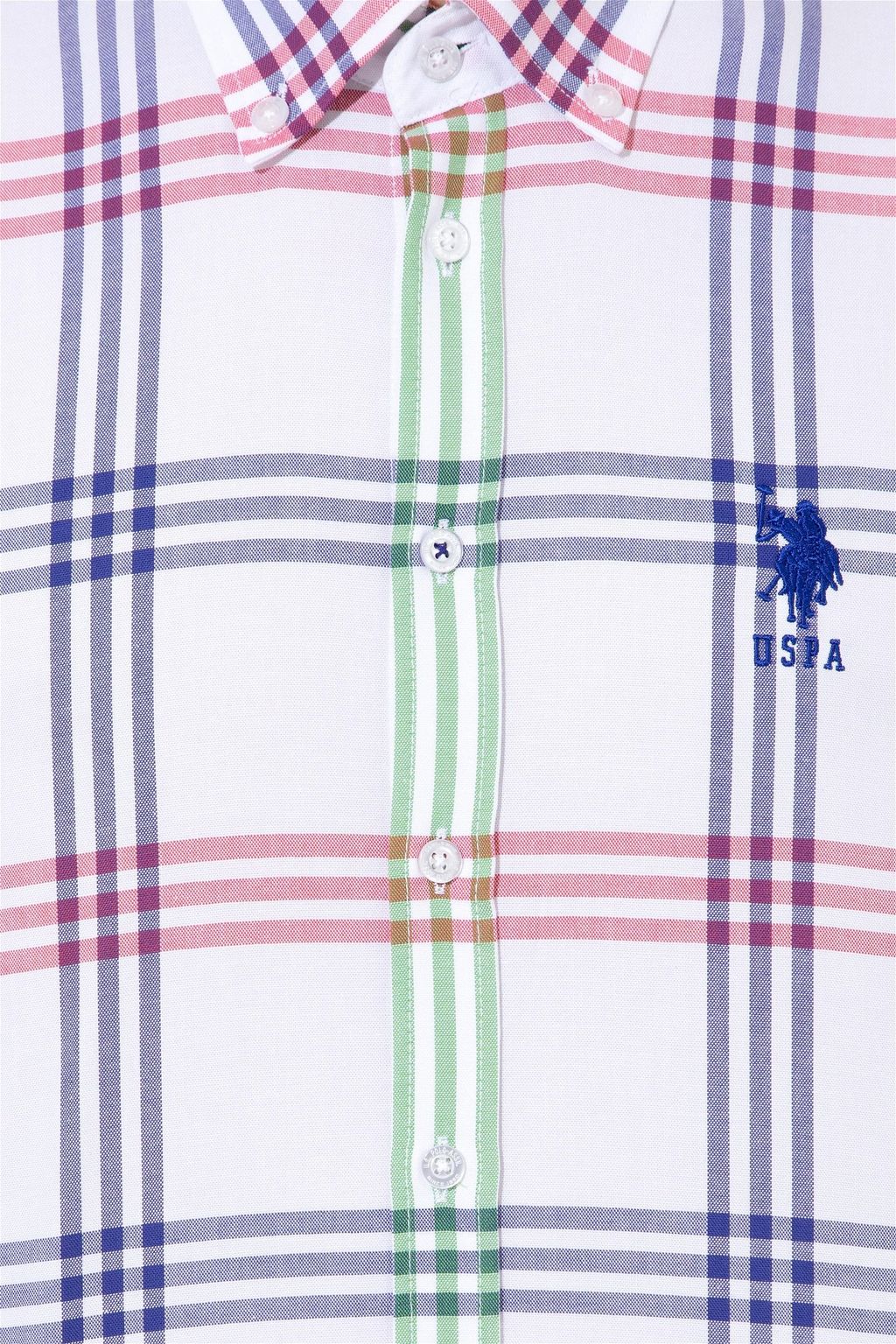 U. S. Polo Assn / -50% Мужская зеленая рубашка с длинным рукавом - U.s. polo assn фото 6