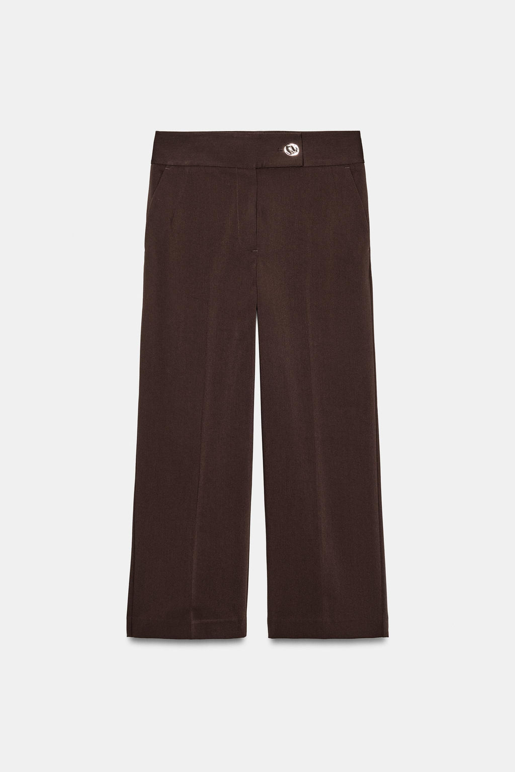 HIGH-WAIST STRAIGHT-LEG TROUSERS - Zara фото 6