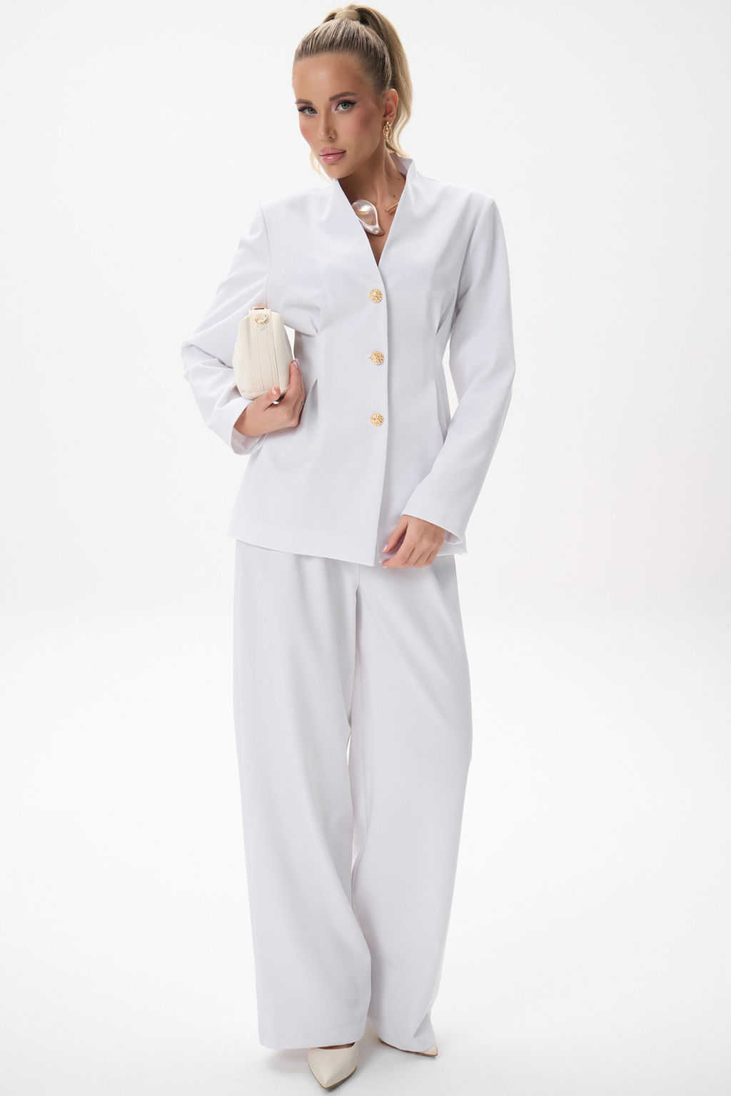 Брюки Лоис (белый) - Эльза фото 21