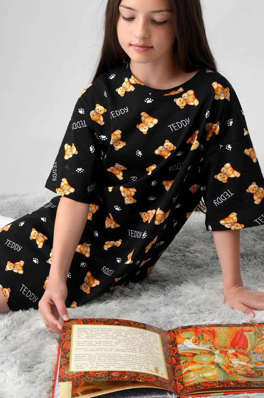 Туника оверсайз для девочки Happyfox - Happy fox фото 2