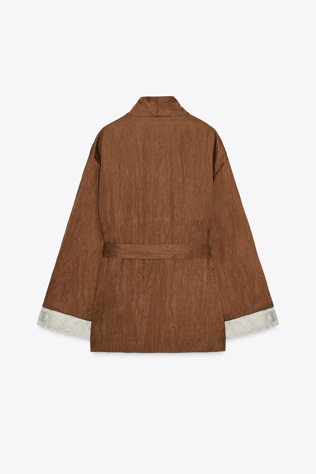 ZW COLLECTION JACQUARD KIMONO JACKET - Zara фото 5