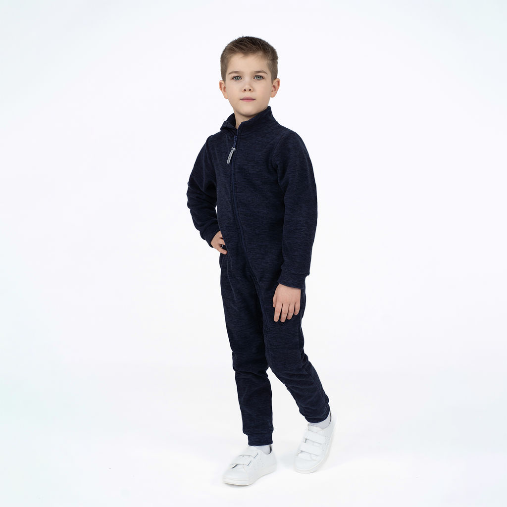 Комбинезон детский флисовый темносиний