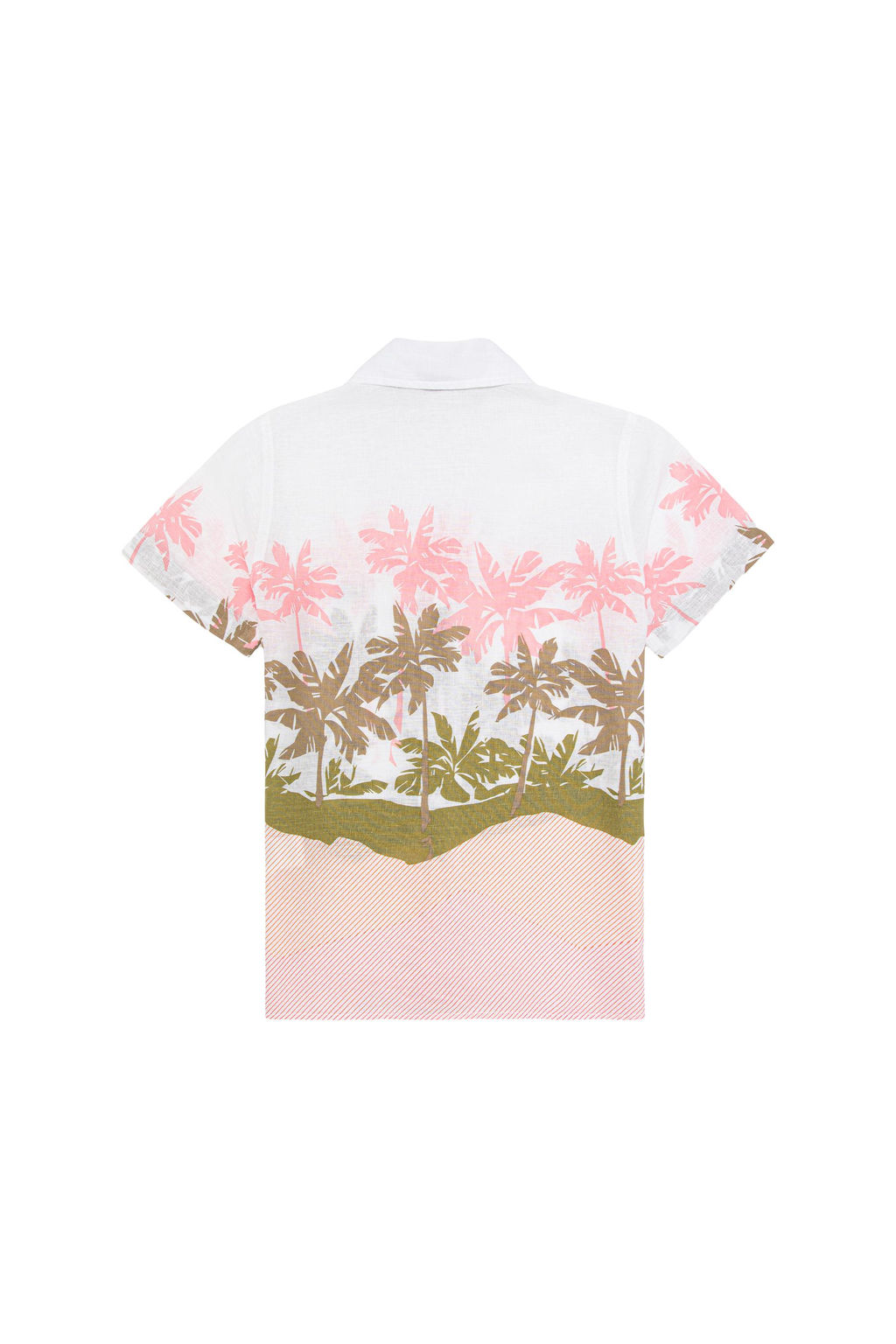 U. S. Polo Assn Рубашка лососевого цвета с коротким рукавом для мальчика - U.s. polo assn фото 2