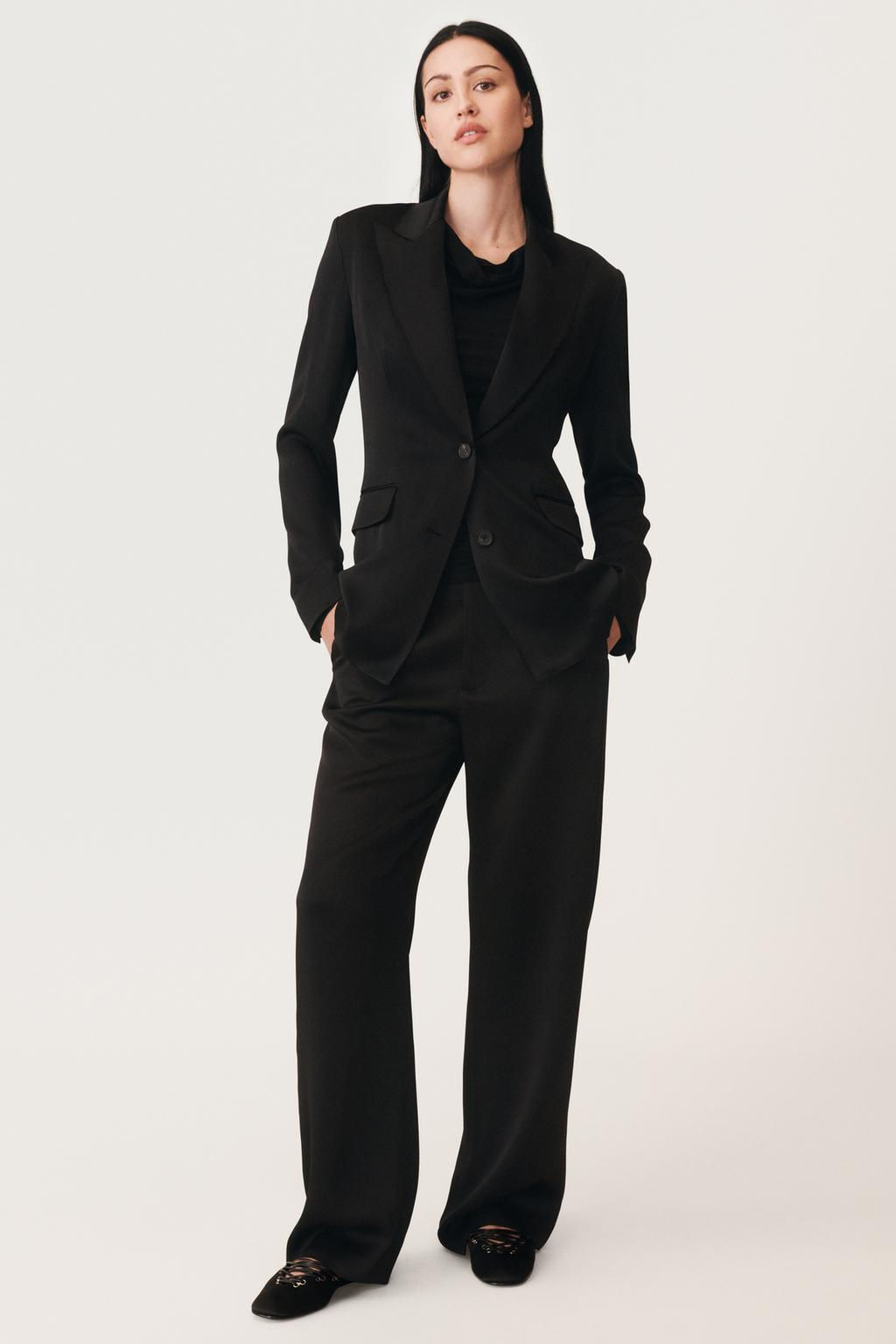 SATIN SUIT TROUSERS 50TH ANNIVERSARY - Zara фото 2