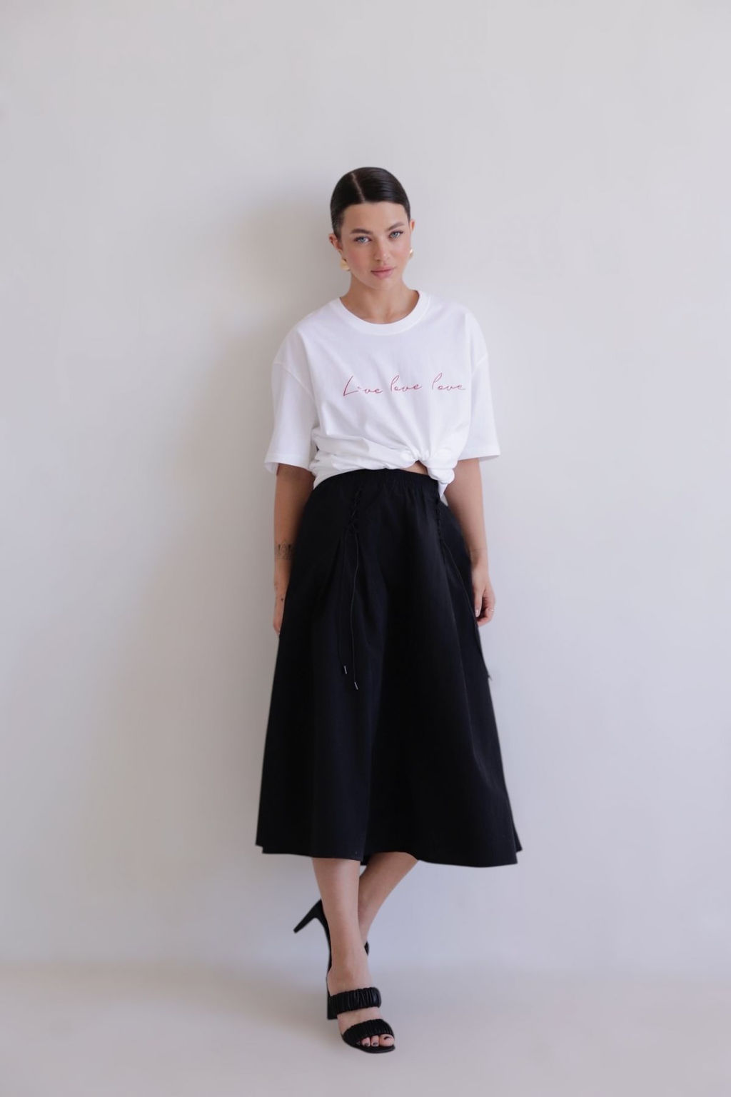 Martichelli Юбка чёрная  фото 2