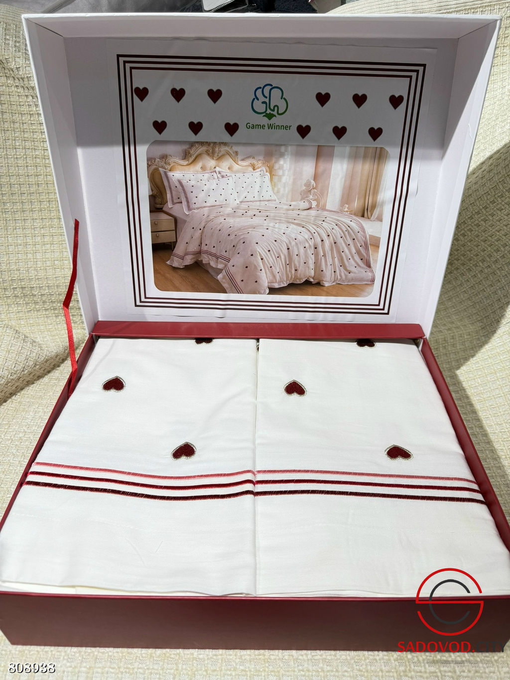 Комплект постельного белья из хлопка