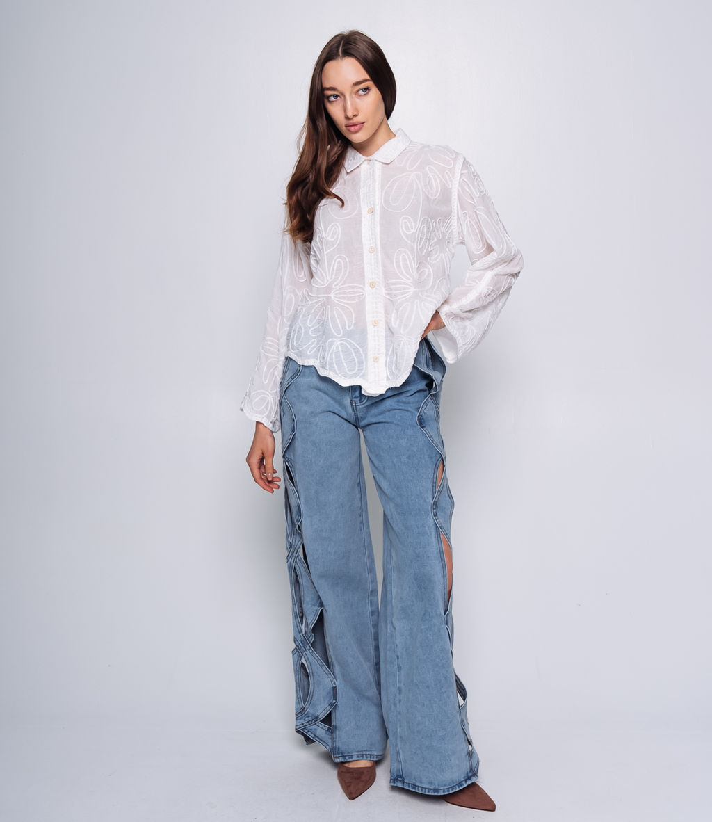 Блуза #КТ808 (8), белый