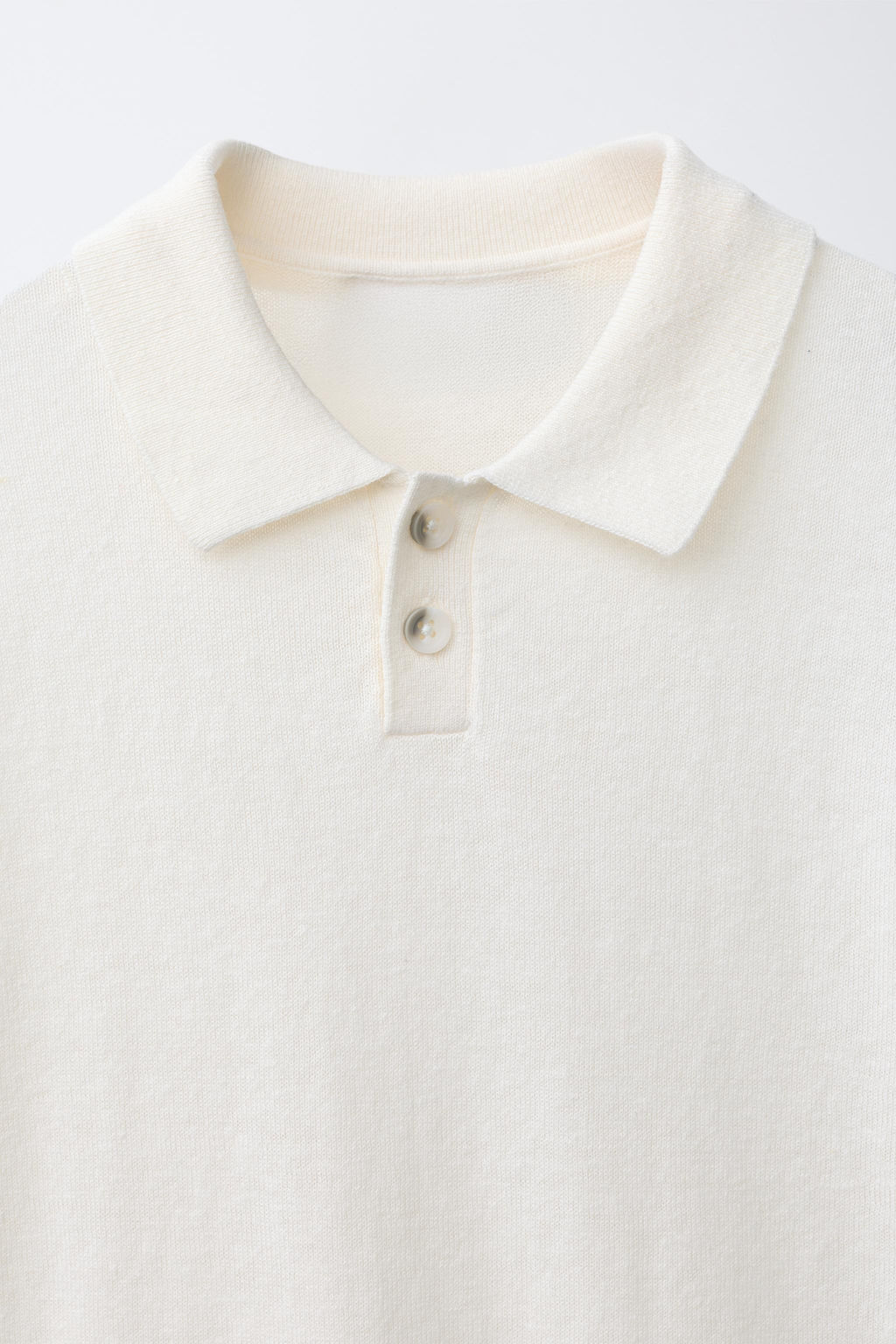 POLO ALGOD?N LINO RAYAS / Crudo - Zara фото 3