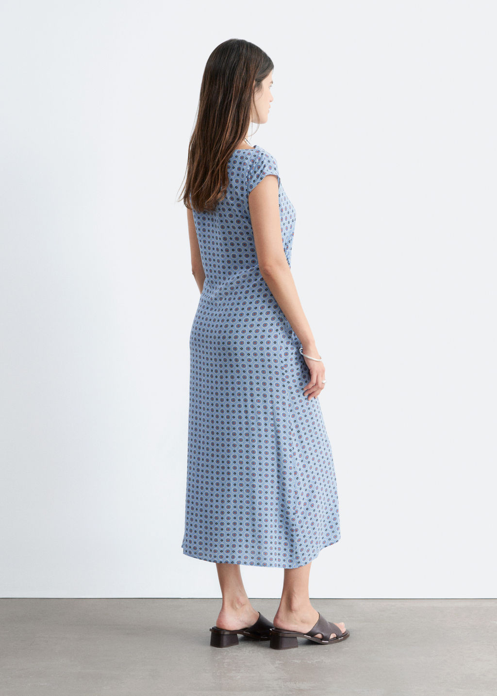Vestido midi con cuello barco - H&m фото 7