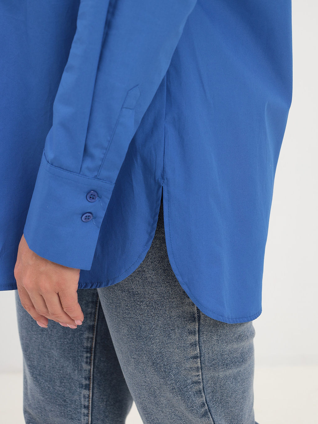 Блузка женская дл. рук. KATHARINA KROSS KK-B-007T-голубой  фото 5