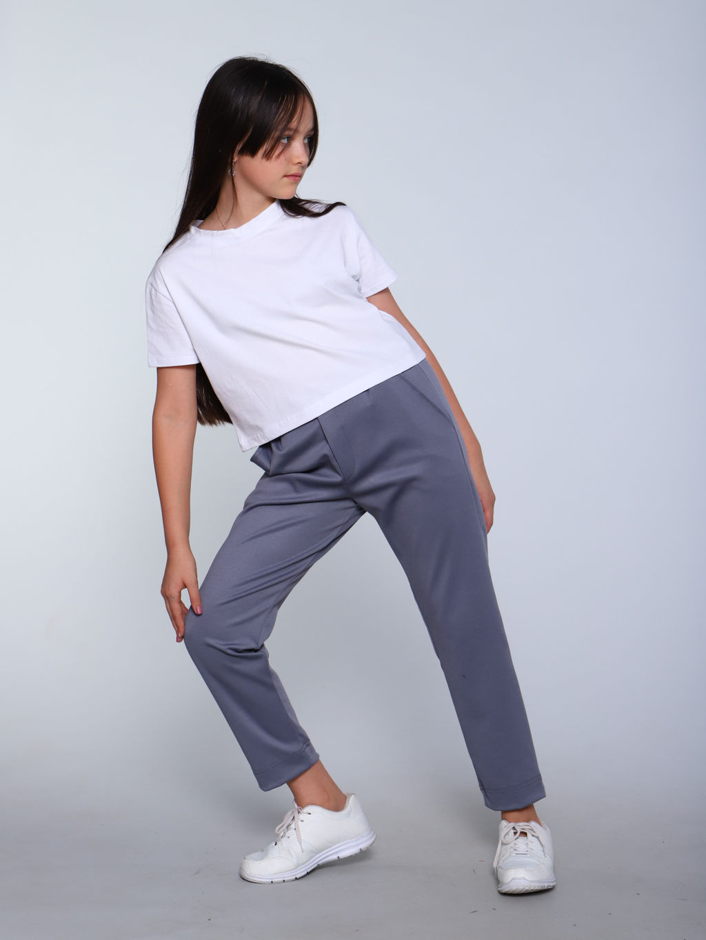 Брюки Высота черный - Ладошки фото 44