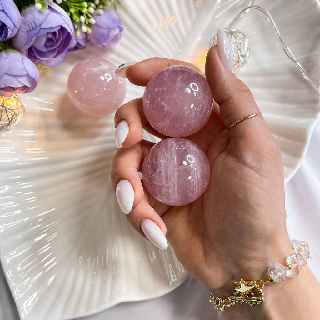 Шар из Розового кварца