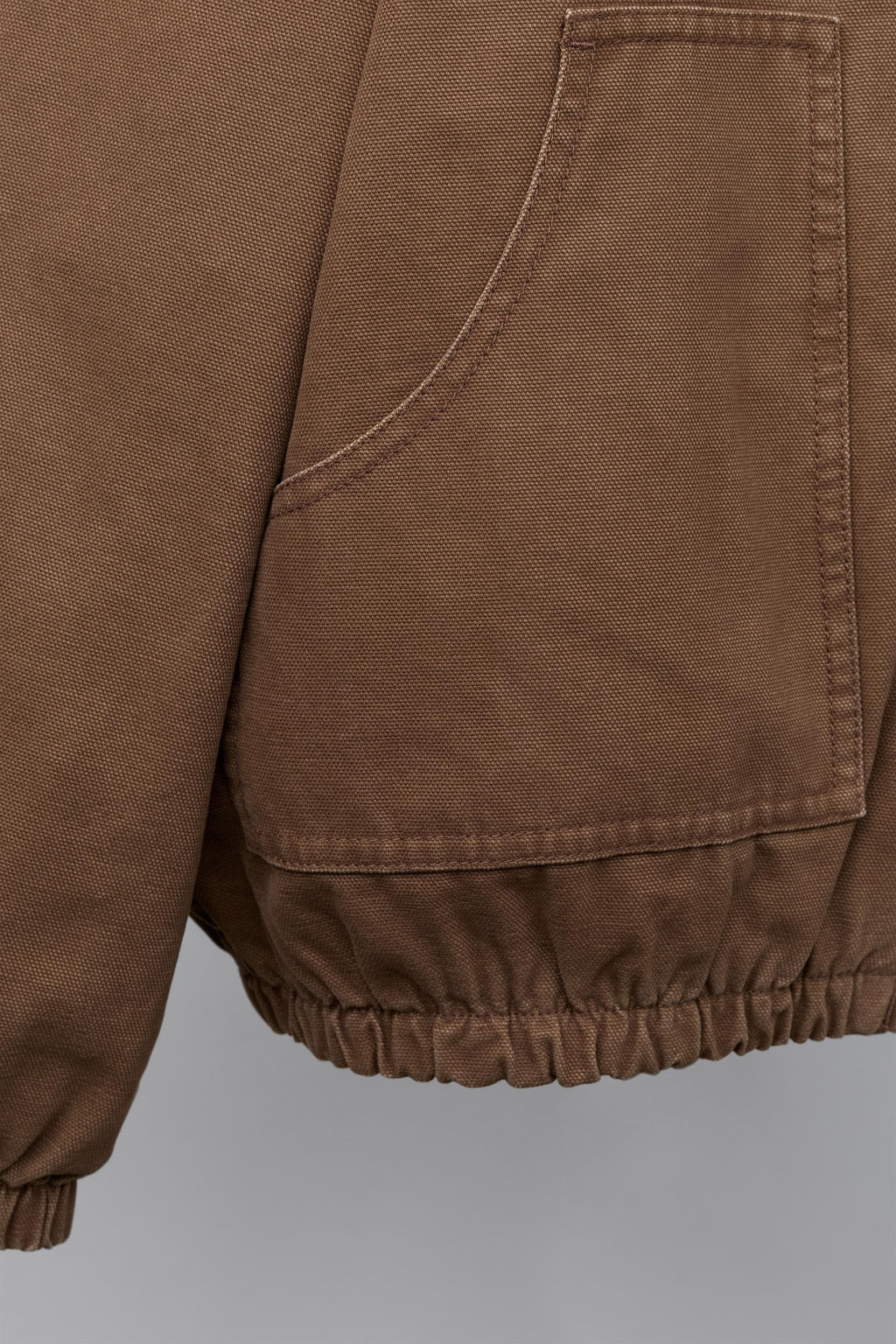 CAZADORA CUELLO CONTRASTE / Marr?n - Zara фото 6