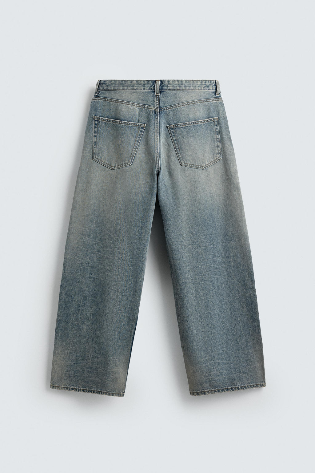 RIPPED BAGGY FIT JEANS - Zara фото 18