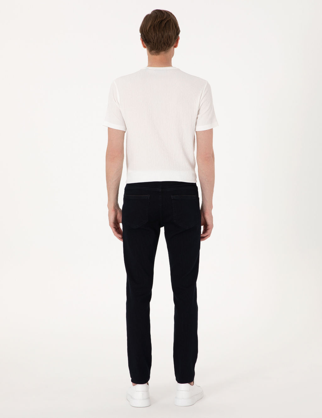 Koyu Lacivert Slim Fit Jean Pantolon