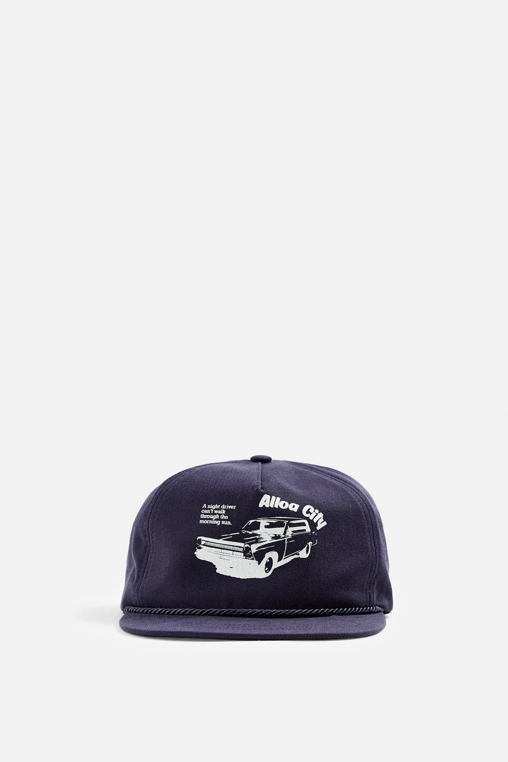 FLAT PEAK EMBROIDERED CAP - Zara фото 2