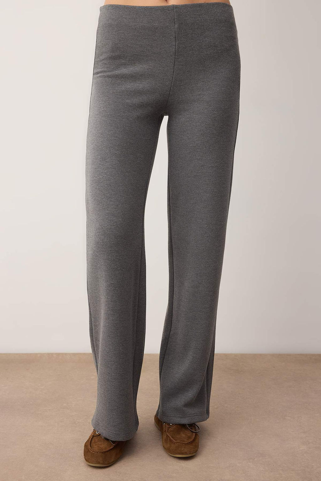 Kahverengi Selanik Dugmeli Belden Ac?lan Wide Leg/Palazzo Alt Orme Alt - Ust Tak?m TWOAW26AU00092 - Trendyolmilla фото 9