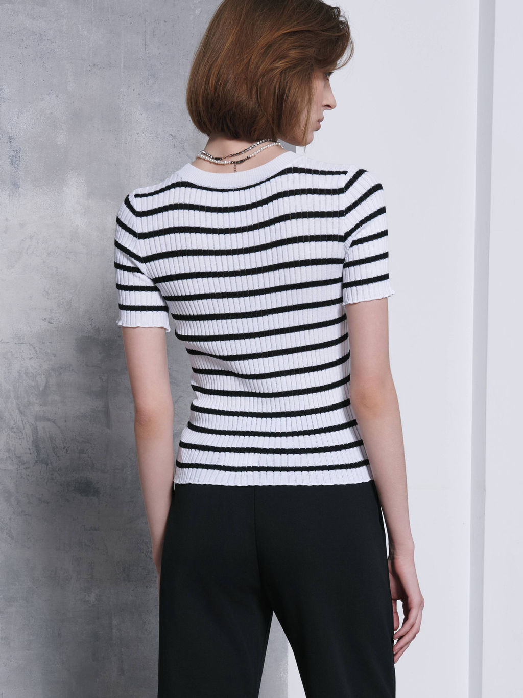 CONTE LDK 2335 Джемпер женский white-black - Conte elegant фото 5