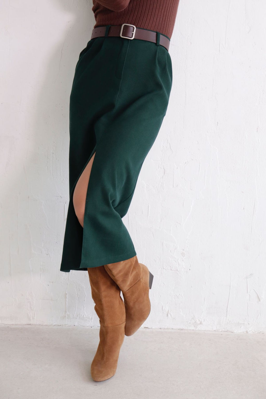 Юбка миди-макси с разрезом спереди - Martichelli фото 42