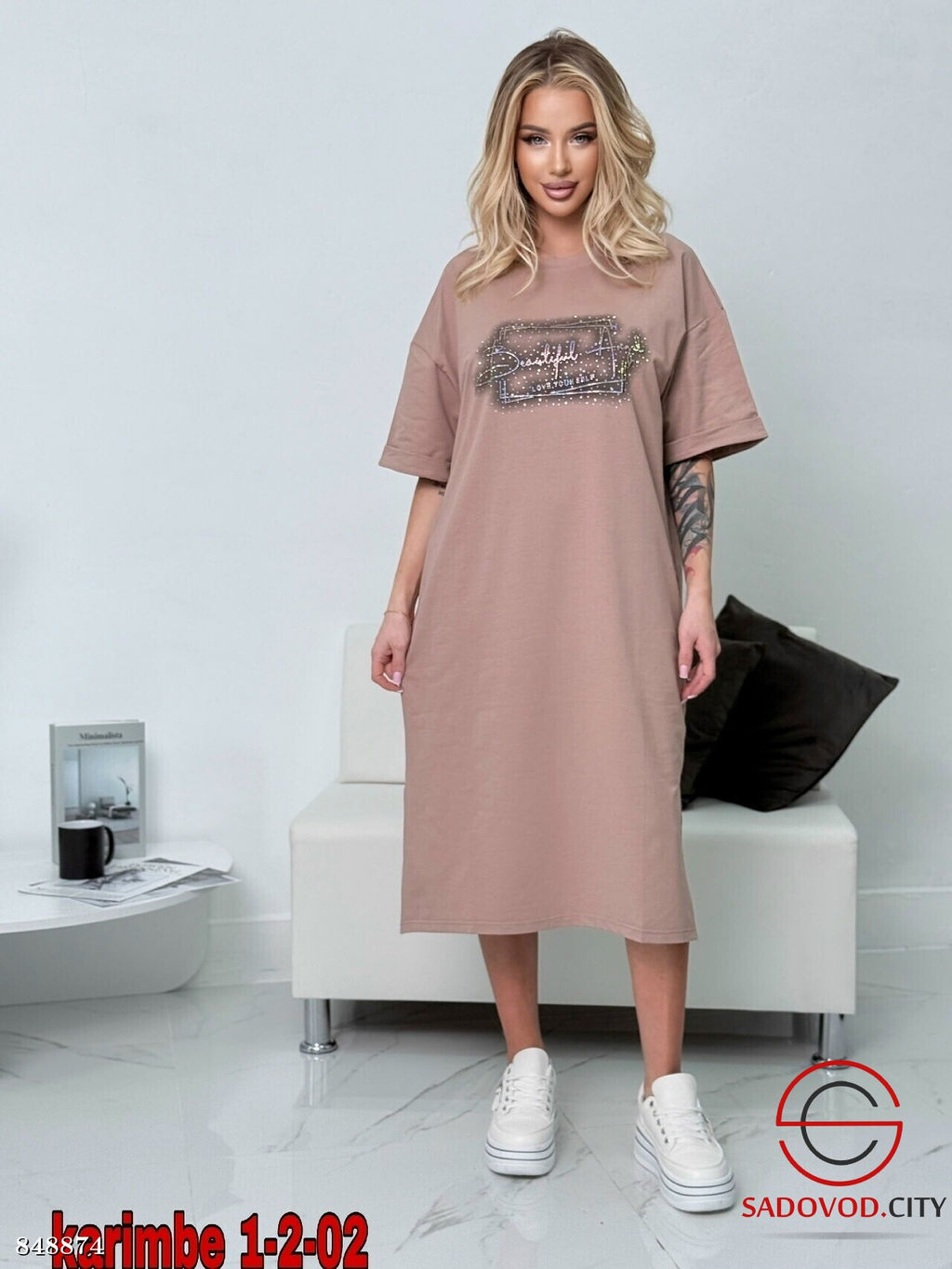 Платье женское из хлопка - Bruno фото 4