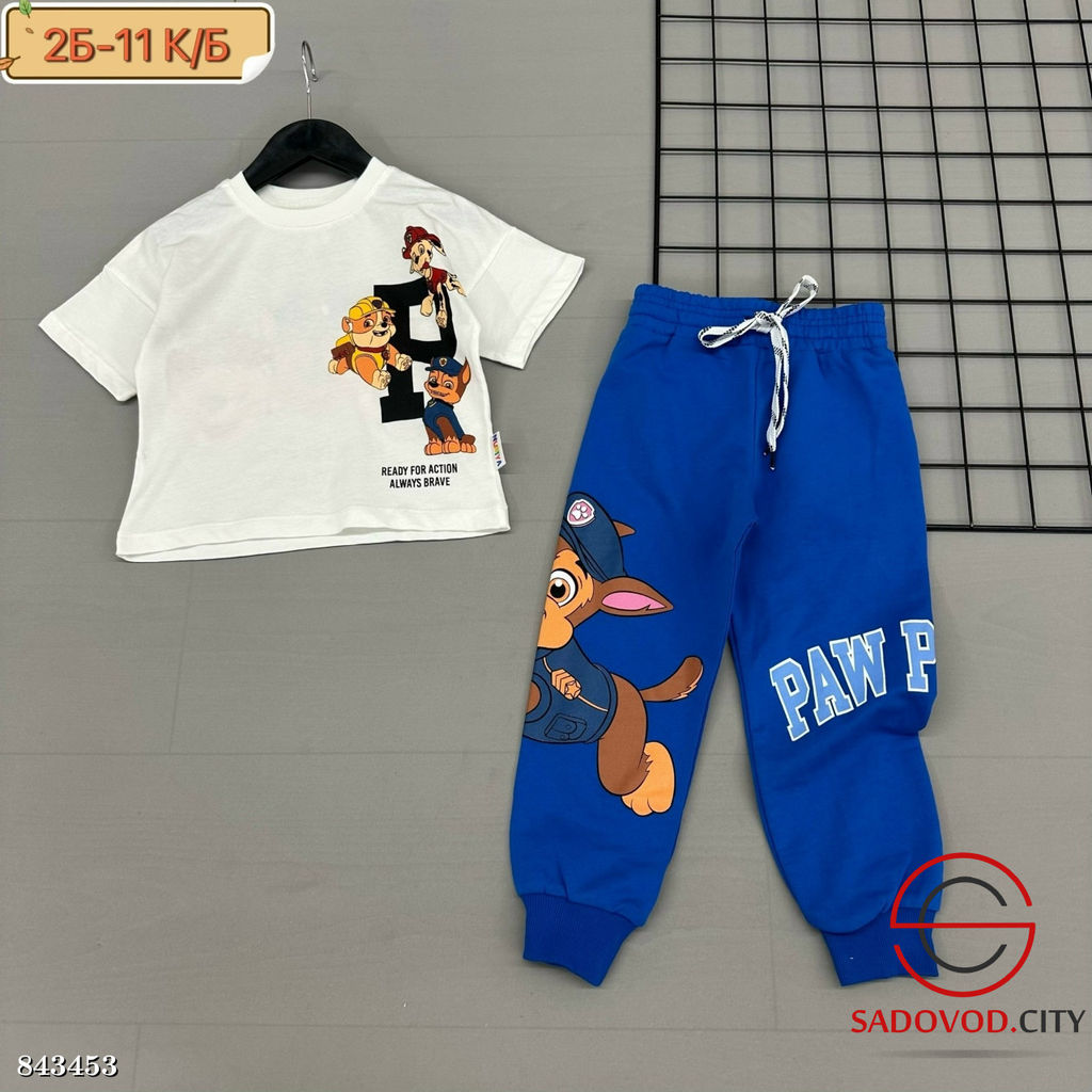 Костюм с рисунком для мальчика