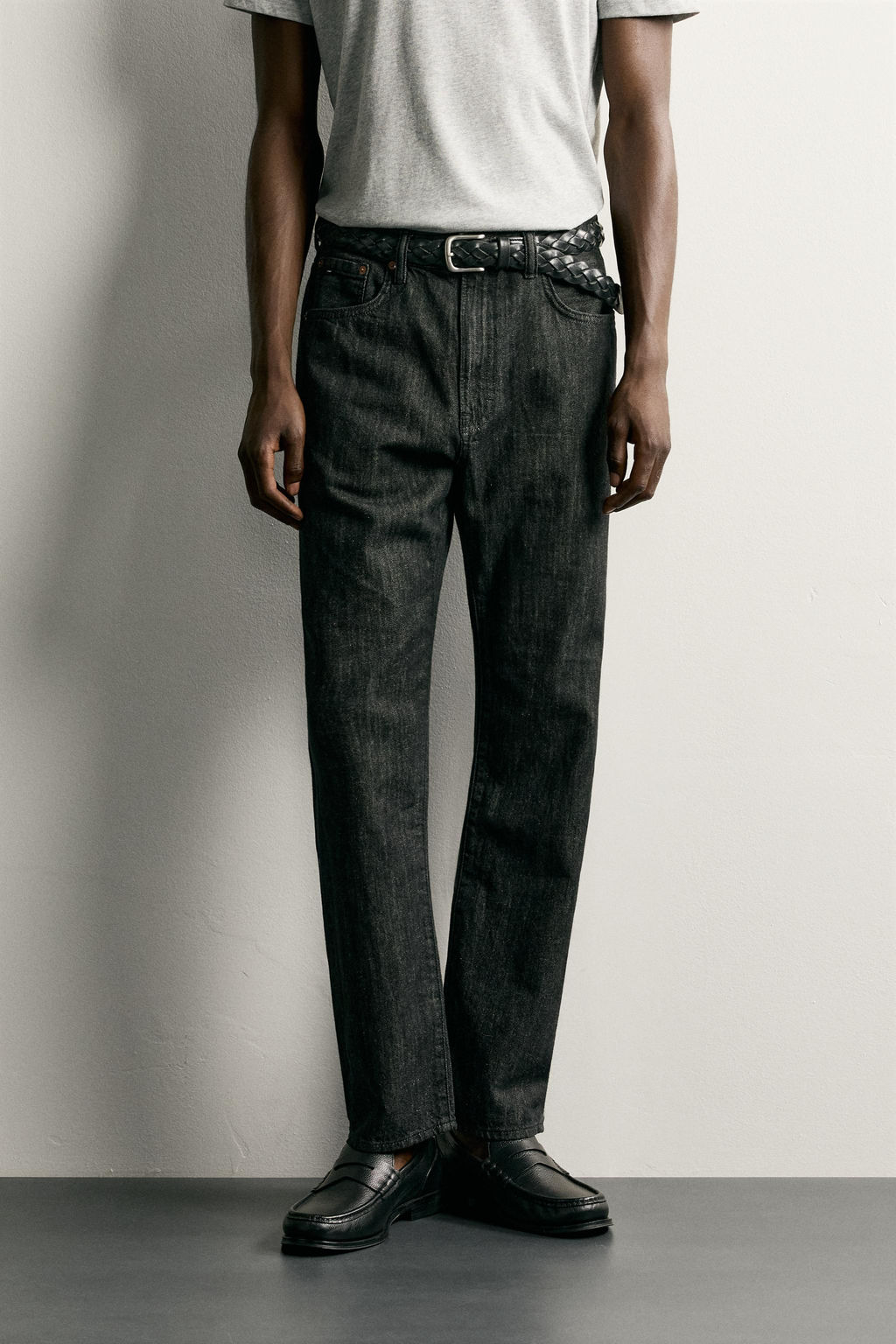 JEANS LIGEROS REGULAR FIT / gris antracita - Zara фото 2
