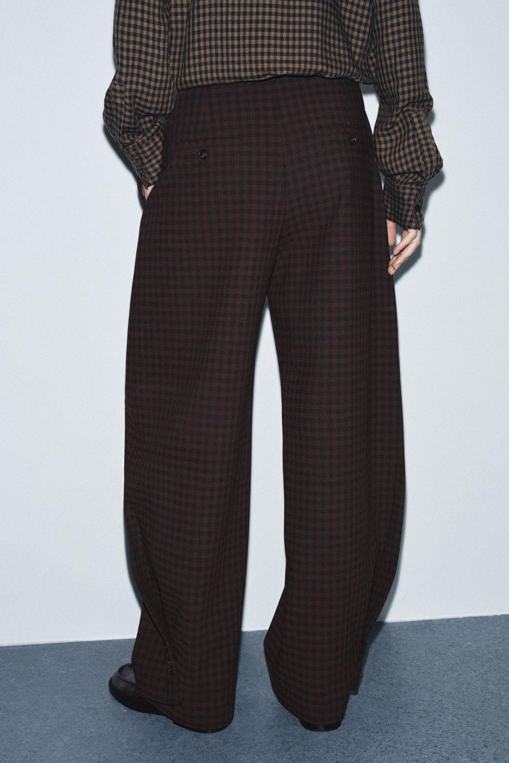 BALLOON TROUSERS WITH BUTTONS ZW COLLECTION - Zara фото 3