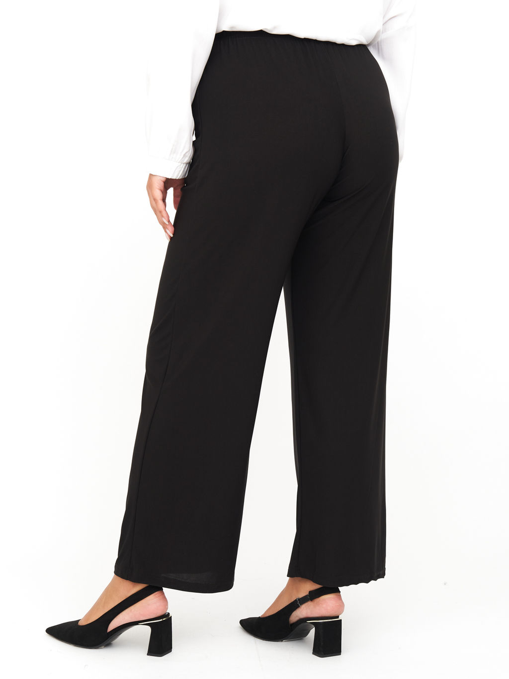 Брюки из холодного трикотажа BB12007BLK01