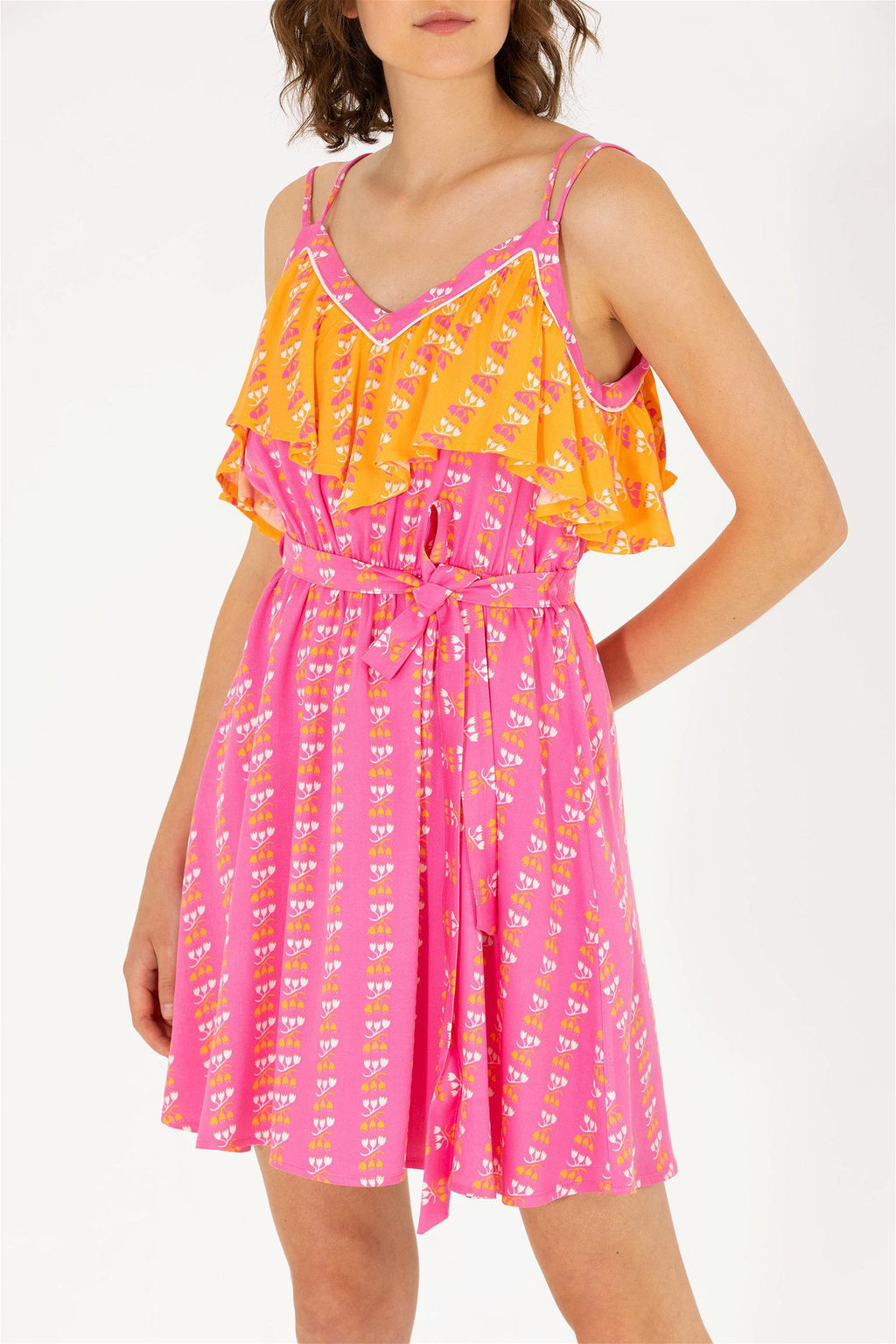 U. S. Polo Assn Женское тканое платье цвета фуксии - U.s. polo assn фото 13