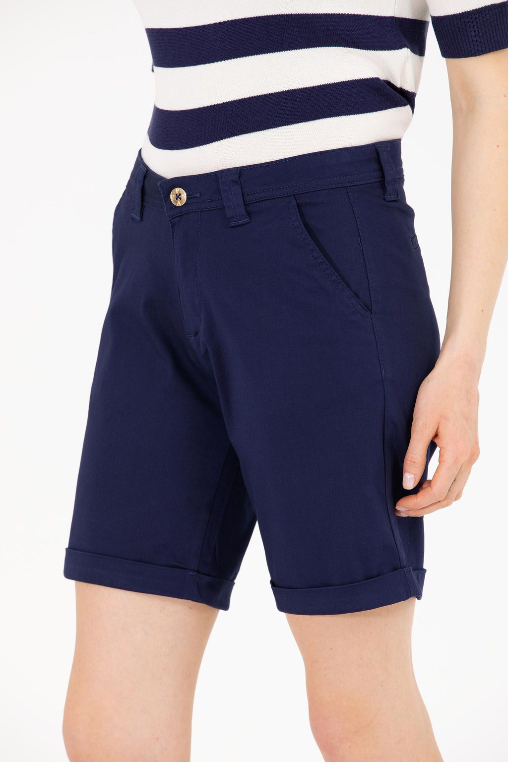 U. S. Polo Assn Женские темно-синие тканые шорты Неожиданная скидка в корзине - U.s. polo assn фото 12