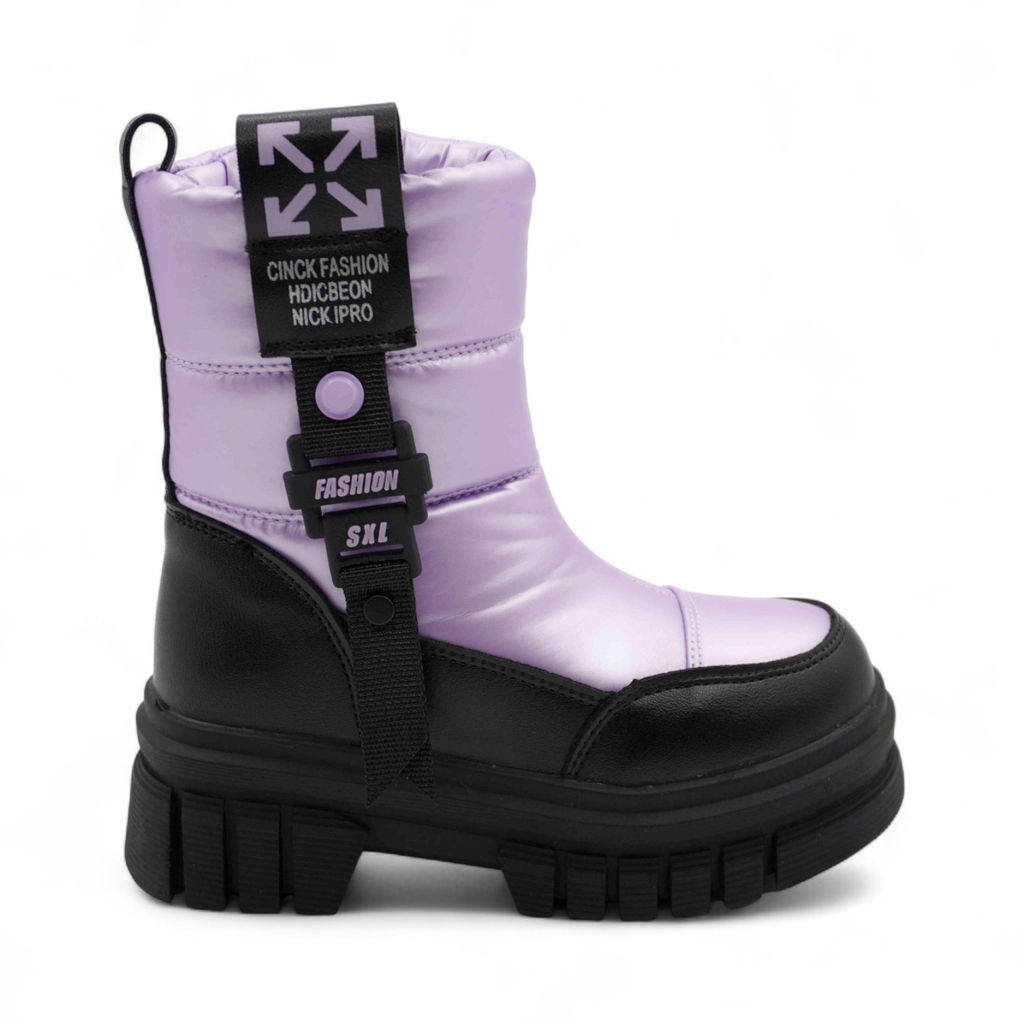 Дутики зимние В5006-17 фиолетовые - BONCY фото 2