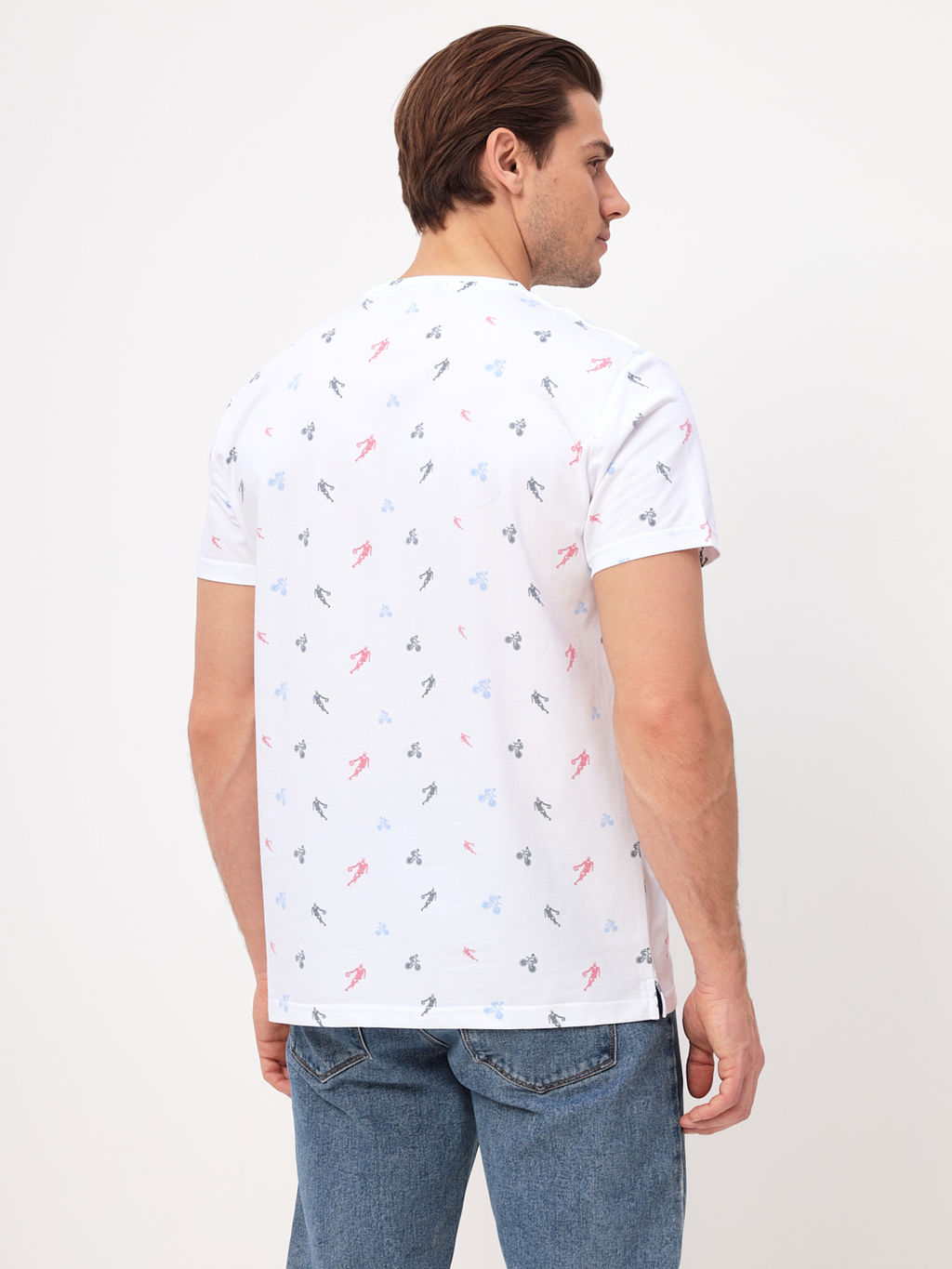 Футболка мужская короткий рукав GREG G145-PP4T-LT1857 (белый)  фото 4