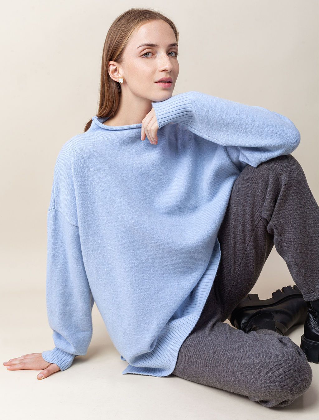 VILATTE / Джемпер из пряжи с кашемиром  фото 6